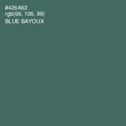 #426A63 - Blue Bayoux Color Image